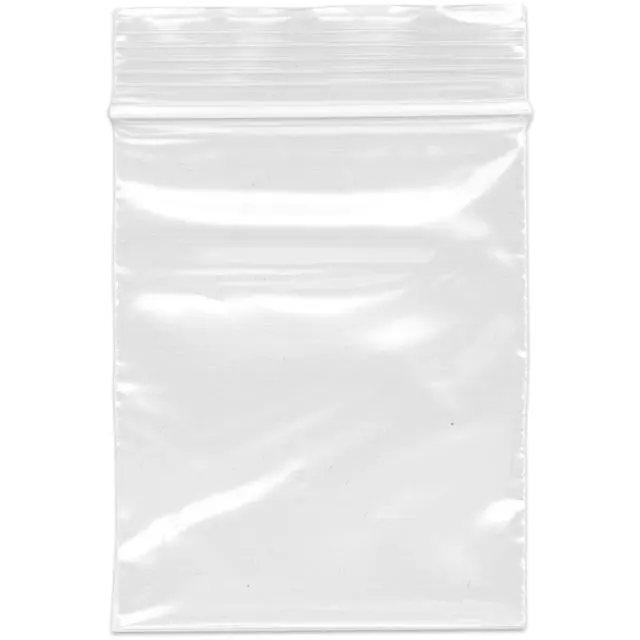 Main image of 2.5" x 3" (Case of 16,000), 2 Mil Zipper Reclosable Plastic Bags