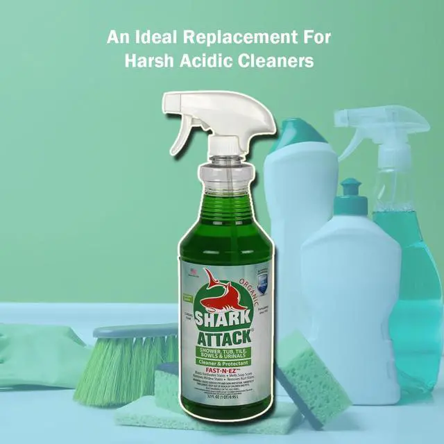 Alt view image 6 of 6 - Organic - Bathroom Cleaner & Protectant, Shower Tile Cleaner, Soap Scum and Buildup Cleaner & Protectant - 32 oz (12)