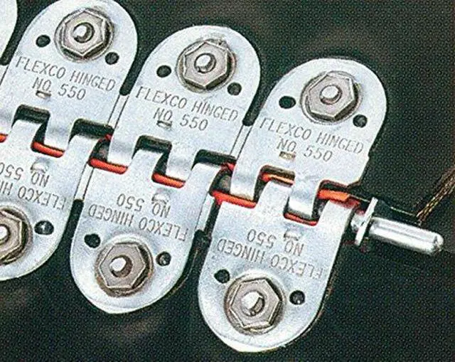 Main image of 550J36NC Bolt Hinged Belt Fasteners (Box of 1 Set)
