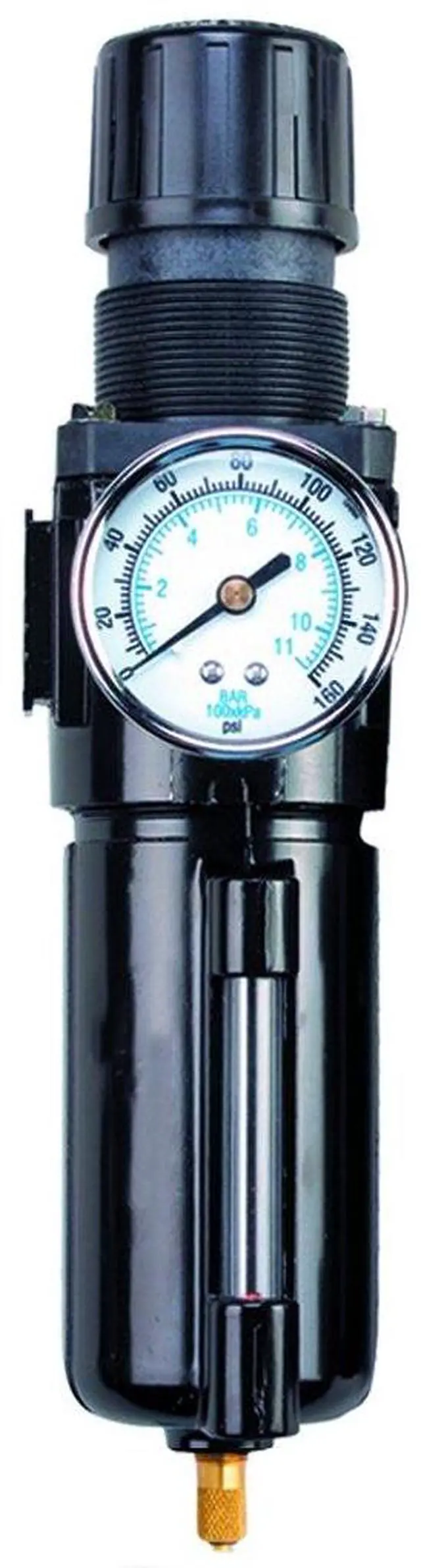 Main image of Integral Filter/Regulator with Gauge B754GW Zinc Bowl 1/2"" NPT 250 PSI - 1 Each