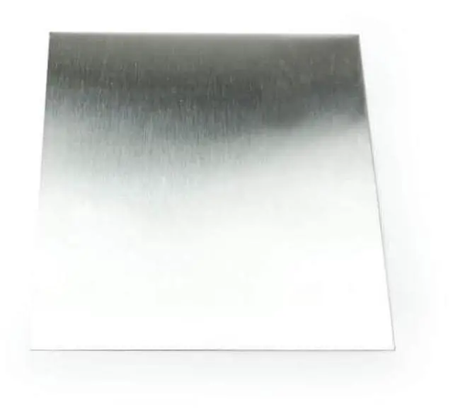 Main image of 304 Stainless Steel Sheet, #4 Brushed Finish, Annealed, ASTM A240, ASME SA240, 0.036" Thickness, 36" Width, 48" Length, OnlineMetals