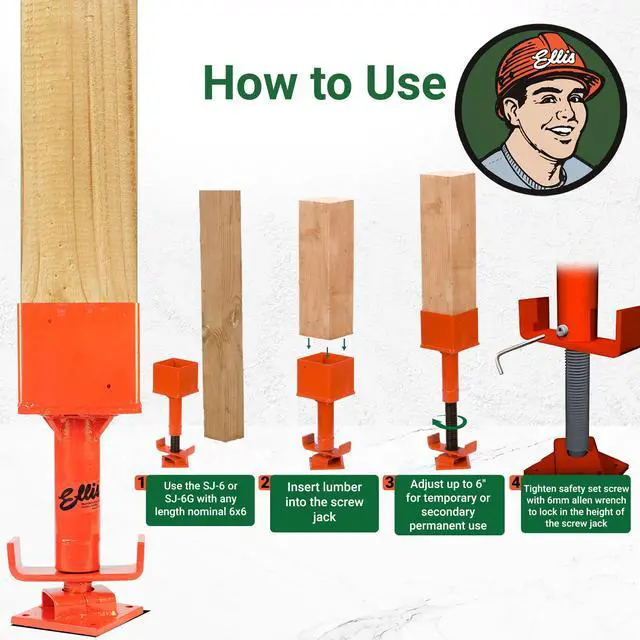 Alt view image 4 of 6 - Manufacturing Shore Holder - 3/16" Steel Cup for 4" & 5" Joists, Attaches with Duplex Nails, Joist Support for Construction, Lumber Bracing, Secure Shore Holder Hardware - 4x4 Cup Type