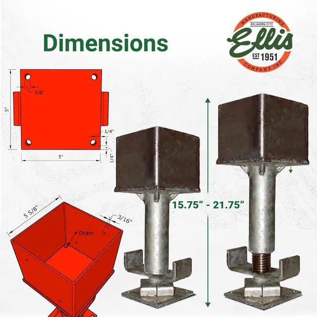 Alt view image 3 of 6 - Manufacturing Shore Holder - 15/32" Steel Cup for 4x4 & 4x6 Joists, Attaches with Duplex Nails, Joist Support for Construction, Lumber Bracing, Secure Shore Holder Hardware - 4x4 Wirehead