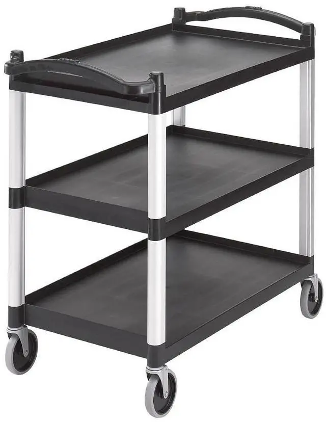 Main image of BC340KD-110 Black Knockdown Utility Cart Case of 1