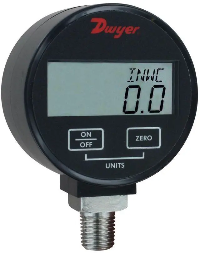 Main image of ® Digital Pressure Gage, DPGW-10, 1% Accuracy, Compatible Liquids & Gases, 0-300 psi