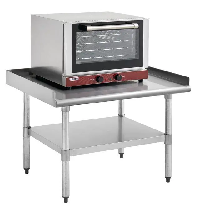 Alt view image 4 of 4 - Stainless Steel Kitchen Equipment Stand 36"x30" with Undershelf, NSF Worktable for Restaurants - 18ga/430SS