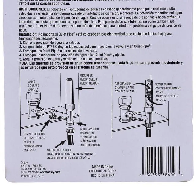 Alt view image 6 of 6 - Water Surge-Shock Arrestor