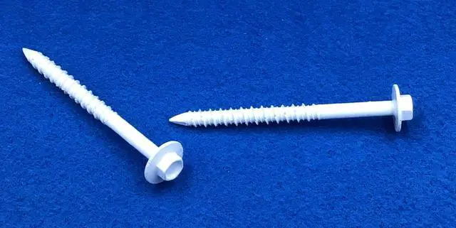 Main image of 1/4" x 3" Length Under Head, Hex Drive, Concrete Screw & Masonry Fastener (1000, White)