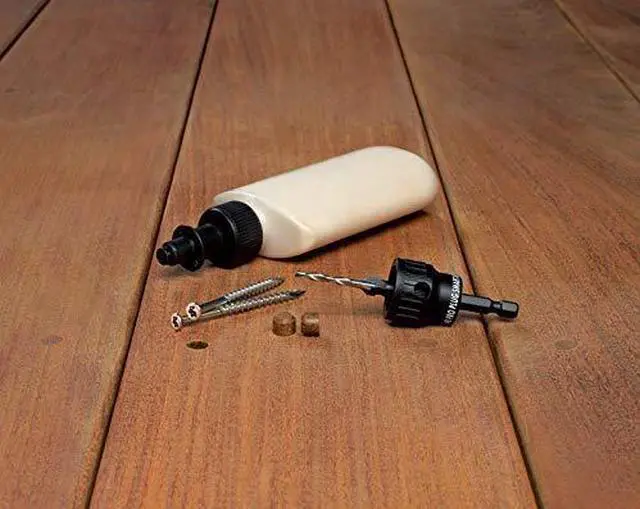 Main image of IPE Pro Plug System For Wood Decking Kit - 100 Sq Ft with #8 x 2-1/2" Screws