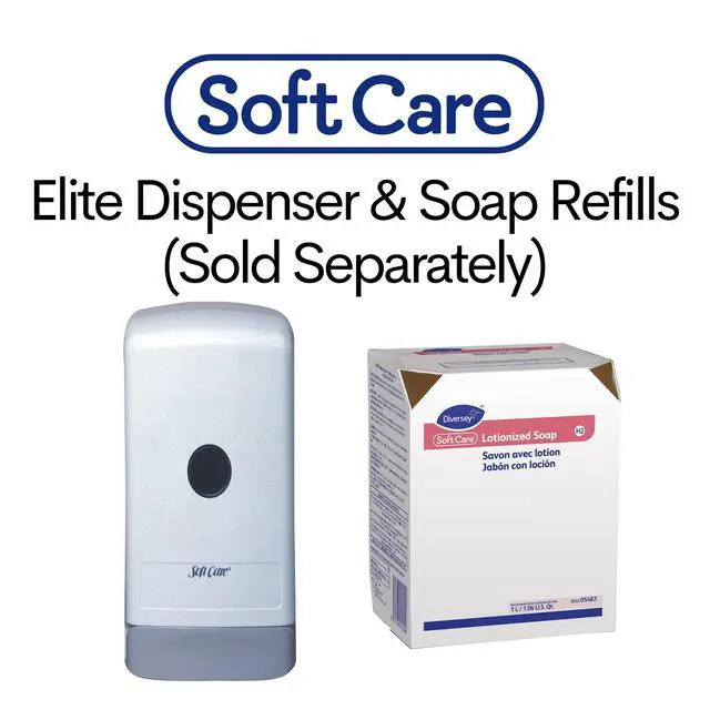 Alt view image 4 of 4 - 05487. Soft Care Lotionized Hand Soap, Moisturizing Pink Pearlized BIB Cartridge Refill for Elite Dispenser, Floral Scent, 1000-mL, 33.8-oz (Pack of 12)