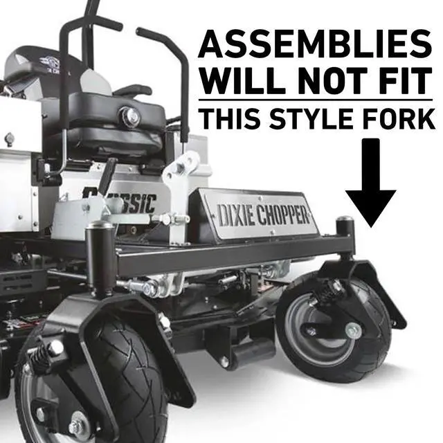 Alt view image 2 of 2 - (2) Pneumatic Tire Assemblies 13x6.50-6 Fits Dixie Chopper MZ 400438