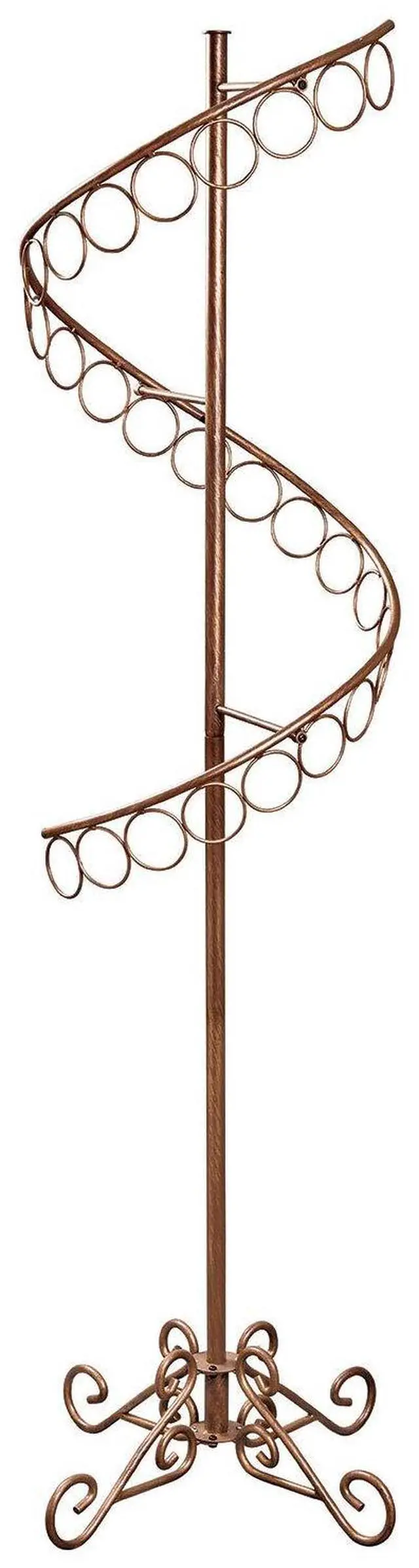 Main image of Boutique Cobblestone Spiral Scarf Rack (72" H x 17" W) - Boutique Cobblestone