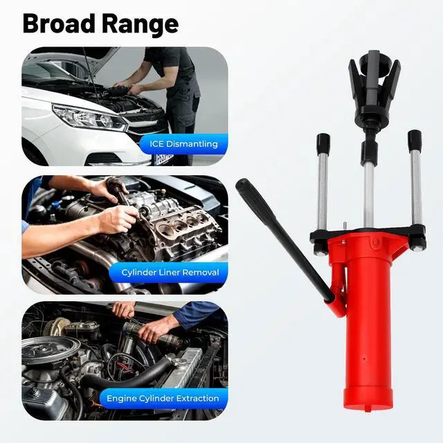 Alt view image 5 of 6 - 15T Cylinder Puller,Universal Hydraulic Cylinder Sleeve Liner Puller Jack Both Tool Wet & Dry Type 80mm-135mm Cylinders for disassembly Internal Combustion Engine and Cylinder Liner USA Stock