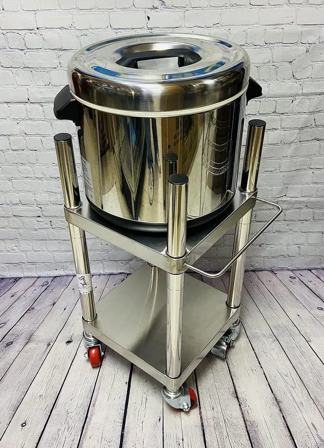 Alt view image 3 of 6 - RICE WARMER AND RICE COOKER STANDS WITH WHEELS EQUIPMENT STAND RESTAURANT COMMERCIAL INDUSTRIAL MODEL: IPRO-ST2