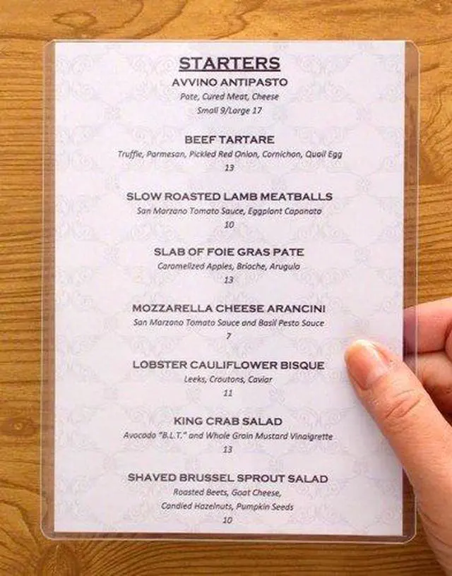 Alt view image 4 of 6 - StoreSMART - Rigid Plastic Menu - 5" x 7" - 200-Pack - HPP5X7-MENU-200