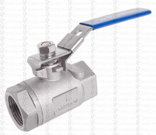 Alt view image 2 of 2 - 1-1/2" Stainless Steel (316) Ball Valve - 2pc Heavy Duty, 2,000WOG