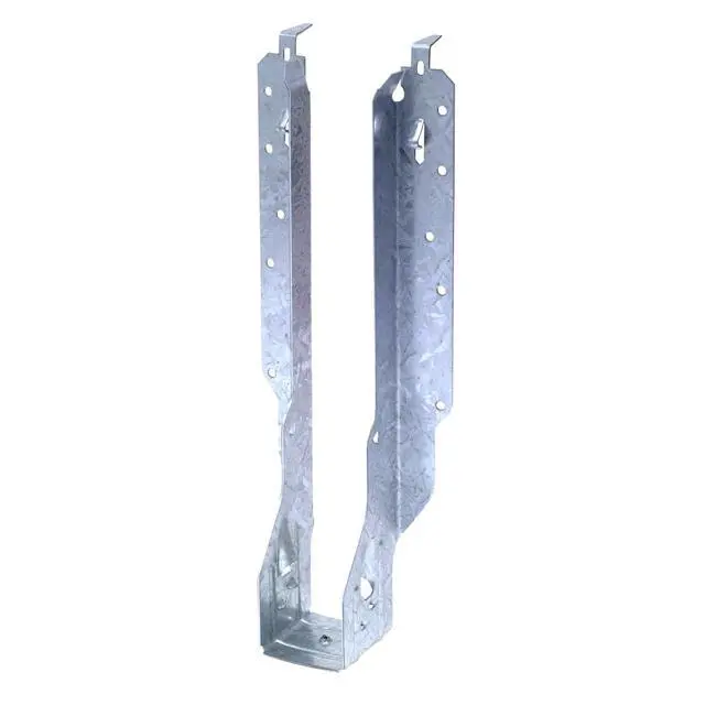 Main image of IUS2.56/11.88 IUS I-Joist Hybrid Hanger with Snap-in Feature - 2-1/2 in. x 11-7/8 in. 18-Gauge Steel, Zinc Galvanized Finish, Strong-Grip Seat Allows Snap-in