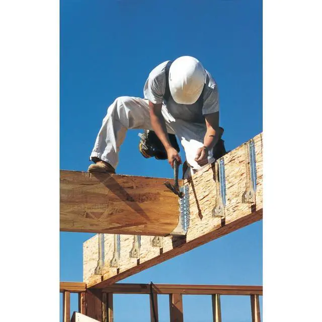 Alt view image 3 of 6 - IUS2.56/11.88 IUS I-Joist Hybrid Hanger with Snap-in Feature - 2-1/2 in. x 11-7/8 in. 18-Gauge Steel, Zinc Galvanized Finish, Strong-Grip Seat Allows Snap-in