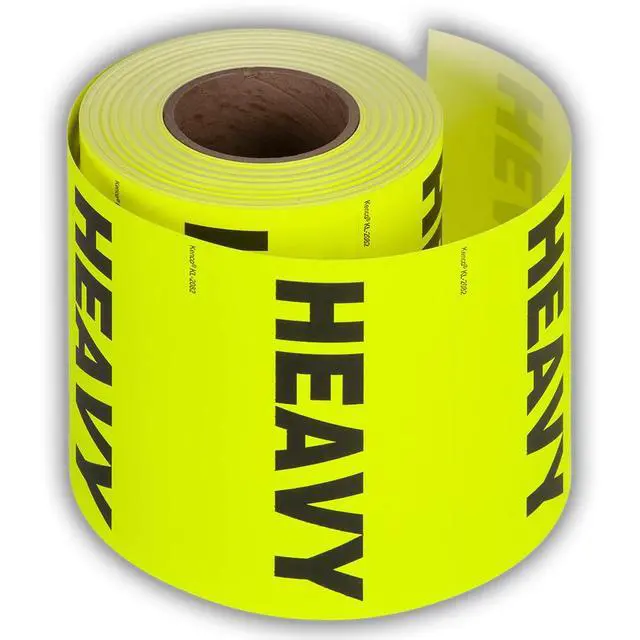 Alt view image 2 of 5 - 3" X 5" Heavy Fluorescent Shipping Label Stickers for Shipping and Packing - 500 Adhesive Labels Per Roll (10 Pack)