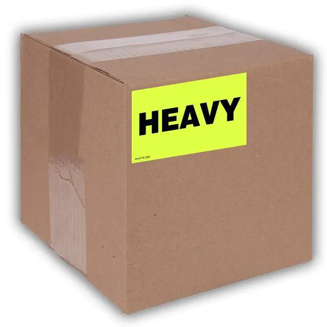 Alt view image 4 of 5 - 3" X 5" Heavy Fluorescent Shipping Label Stickers for Shipping and Packing - 500 Adhesive Labels Per Roll (10 Pack)