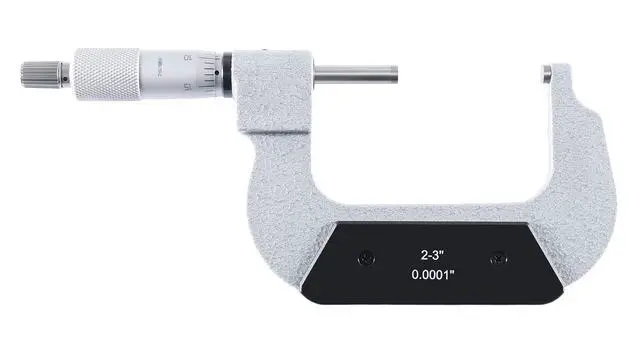 Alt view image 5 of 6 - 2-3'' by 0.0001'' Digital Outside Micrometer, Bc20-3101 | 0.0001 in Resolution, Carbide Faces, Hardened Spindle, Fitted Case