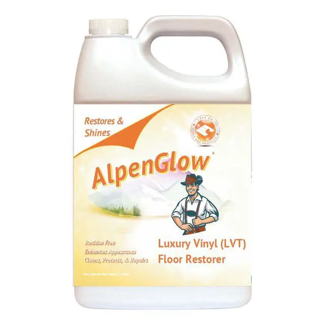 Alt view image 5 of 6 - Alpenglow Luxury Vinyl Floor Restorer High-Gloss Polish & Scratch Repair, Streak-Free Shine, Easy to Apply (Case of 4, Gallon)