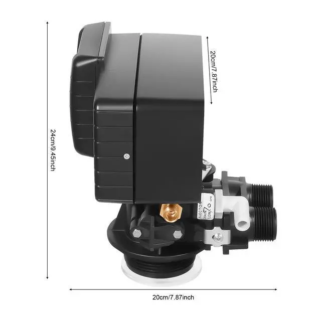 Alt view image 2 of 6 - Fleck 5600SXT Water Softener Valve, 110V Time Type Digital Control Valve with Display and Water Distributor Automatic Water Softener System Filter Control Head for Water Purification Equipment