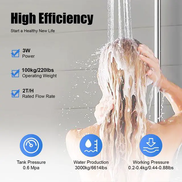Alt view image 5 of 6 - Fleck 5600SXT Water Softener Valve, 110V Time Type Digital Control Valve with Display and Water Distributor Automatic Water Softener System Filter Control Head for Water Purification Equipment