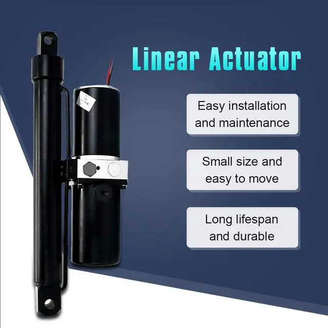 Alt view image 6 of 6 - Heavy Duty (1700 lbs/10 inch/300W) Hydraulic Linear Actuator,Waterproof IP 65, DC 12V High Force Actuator for Farm Garden Equipment Utility Vehicle Industrial Usage