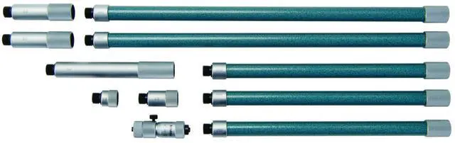 Main image of 137-013 Tubular Vernier Inside Micrometer, Extension Rod Type, Carbide Tipped Face, 50-63mm Range, 0.01mm Graduation, +/-0.004mm Accuracy | Extension Rod Type, Carbide Tipped Face, 0.01mm Graduation,