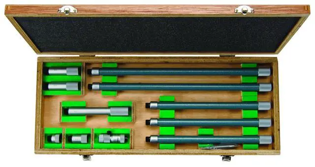 Alt view image 2 of 3 - 137-013 Tubular Vernier Inside Micrometer, Extension Rod Type, Carbide Tipped Face, 50-63mm Range, 0.01mm Graduation, +/-0.004mm Accuracy | Extension Rod Type, Carbide Tipped Face, 0.01mm Graduation,