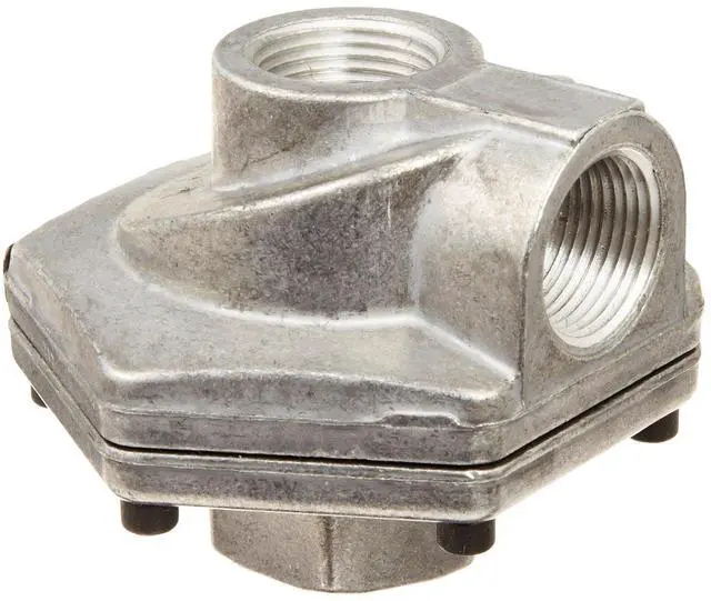 Main image of 0R50B Die Cast Aluminum Quick Exhaust Valve with Nitrile Static Seal, 1/2" NPTF Inlet x 1/2" NPTF Cylinder x 1/2" NPTF Exhaust, 450 scfm Flow, 3 - 150 psi