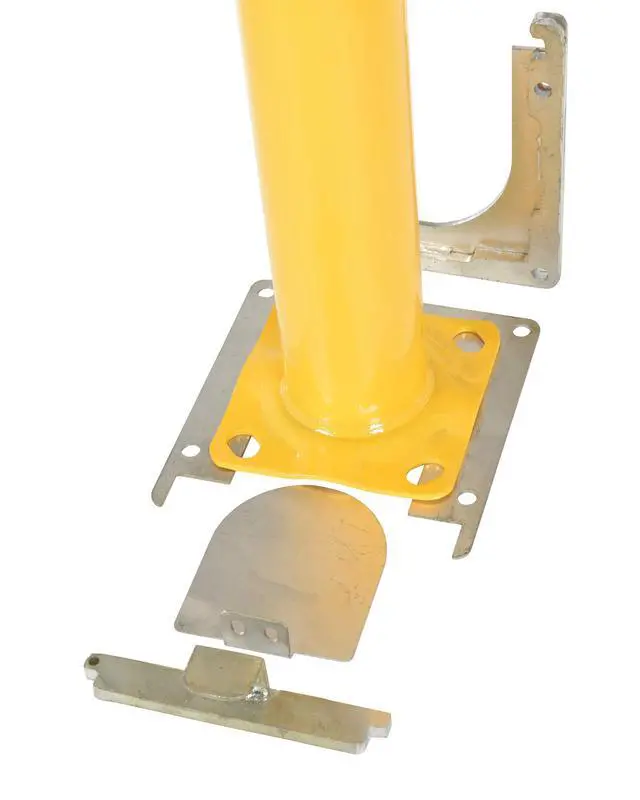 Alt view image 6 of 6 - BOL-RF-42-4.5 Steel Surface Mounted Removable Pipe Safety Bollard 42 In. x 4-1/2 In. Yellow