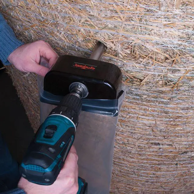 Alt view image 2 of 3 - Hay Core Sampler from Bale to Bag with No Mess Or Contamination Use with Either 3/8 Or 1/2 Drill Sample Depth 20