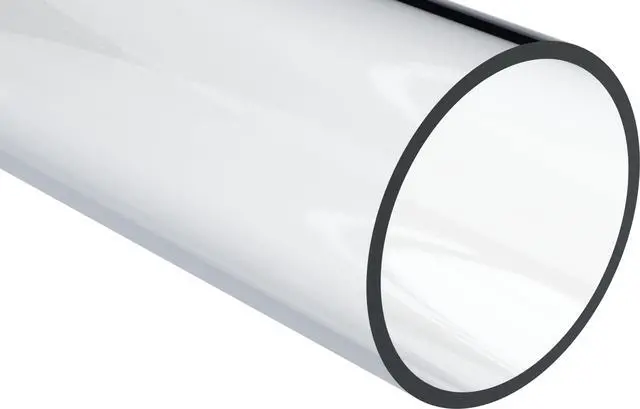 Main image of Plastic-Craft | Polycarbonate Round Tube, Clear, 5-3/4" (5.75") ID x 6" OD x 48" L