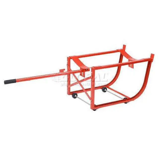 Alt view image 3 of 6 - Standard 55 Gallon Drum Cradle with 2-1/2" Polyolefin Wheels