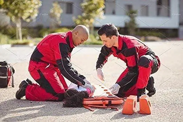 Alt view image 5 of 6 - Spine Board Stretcher, Patent Transfer EMT Backboard Immobilization, Base Board Black
