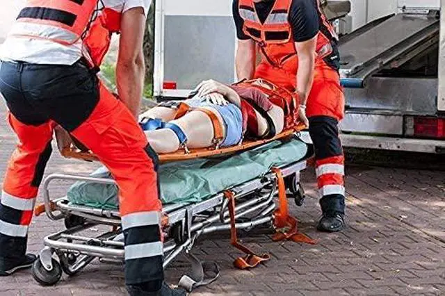 Alt view image 6 of 6 - Spine Board Stretcher, Patent Transfer EMT Backboard Immobilization, Base Board Black