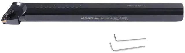 Main image of Accusize 1-1/2" x 14" OAL RH S-MWLN Heavy-Duty Boring Bar, 0028-1972 | Right Hand, 1-1/2" Shank, 14" OAL, 2" Min Bore, WNMG43 Carbide Insert, Oxide Body
