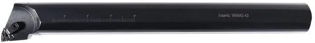 Alt view image 3 of 6 - Accusize 1-1/2" x 14" OAL RH S-MWLN Heavy-Duty Boring Bar, 0028-1972 | Right Hand, 1-1/2" Shank, 14" OAL, 2" Min Bore, WNMG43 Carbide Insert, Oxide Body