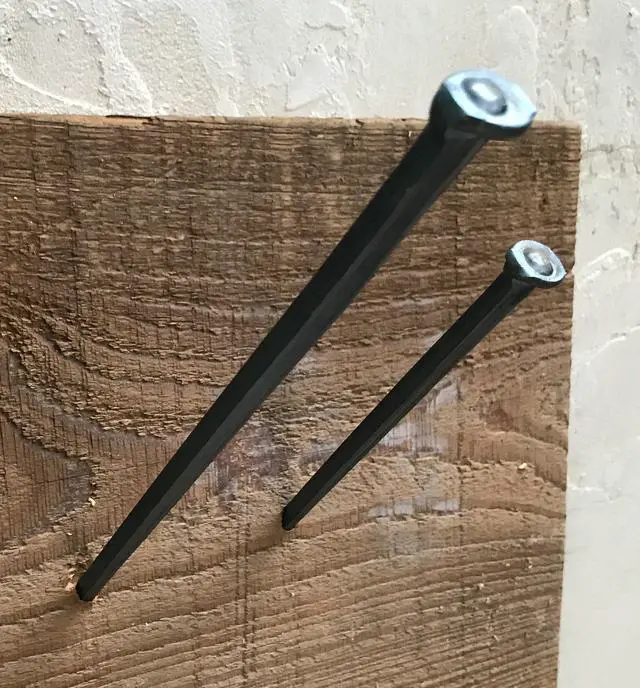 Alt view image 5 of 6 - 6"- STEEL SQUARE COMMON ROSE HEAD STANDARD-60d Nails (50-Nails)