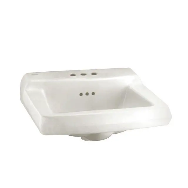 Main image of 0124.131.020 Comrade Wall Hung Sink with 4-Inch Centerset, White