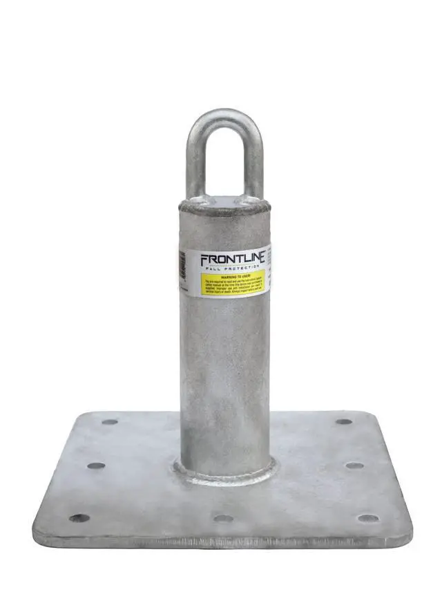 Alt view image 3 of 6 - Frontline RC12 Concrete Anchor 12" | ASTM rated steel | Concrete Application | Great for exterior or indoor use | OSHA & ANSI Compliant