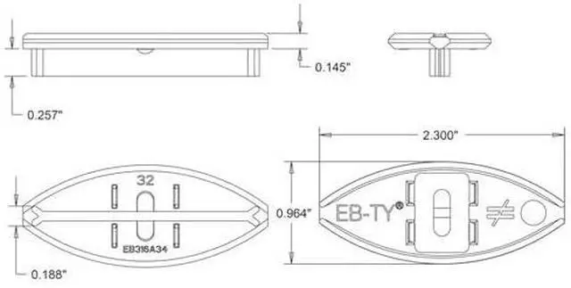 Alt view image 2 of 3 - EB316WDR275 - EB-TY Premium Hidden Deck Fastening System with 2-1/4 in. Type 305 Deck Screws for Decking & Home Improvement (Pack of 275)