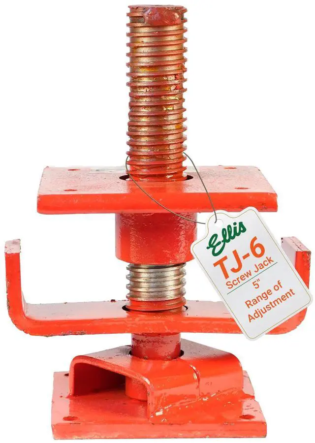 Main image of Manufacturing Timber Jack Adjustable Post for House Leveling, Basement Support, Joist Lift, Crawl Space Shoring, Screw Support Beam, 5" Range, 30,000 lbs Capacity