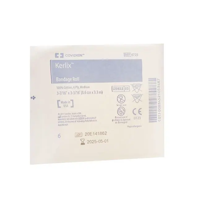 Alt view image 4 of 6 - 6725 Kerlix Bandage Roll, 100% Cotton, 6-Ply, 3-7/16" x 3-3/16' Size, Medium (Pack of 96)