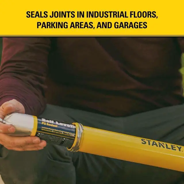 Alt view image 5 of 6 - S362 Self Leveling Polyurethane Sausage Sealant - 12x20.3Oz.White, Self-Leveling Concrete Sealant for Horizontal Expansion Joints in Industrial Floors, Driveways, Garages, Sidewalks | 12 Pack