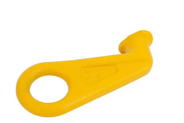 Alt view image 3 of 4 - Right 45° G80 SEA Shipping Container Lifting Hook, 28,000 lb WLL 12.5 Ton Heavy-Duty Lift Hook for Shipping, Storage, Moving & Industrial Cargo