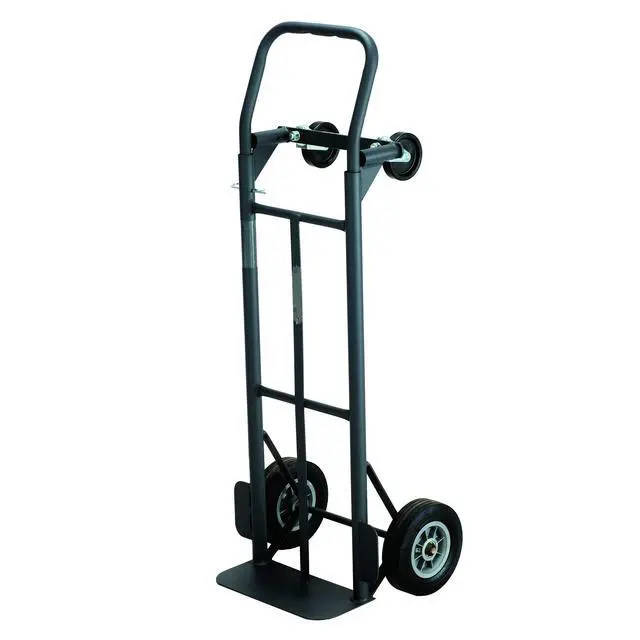Alt view image 2 of 2 - Tuff Truck, Convertible Hand Truck, 2-in-1 Platform Truck, Heavy-Duty Dolly Cart, Steel Frame