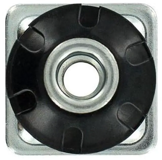Alt view image 4 of 6 - Industries Double Star Threaded Caster Insert | Heat Treated Steel | Fits 1-1/8 Inch Square 16-18 Gauge Tube | Thread: 3/8-16 | 100 Pack